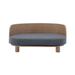 Dog bed pet sofa solid wood legs and curved wood back velvet cushions walnutï¼ˆDark Grey-xï¼‰