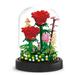HI-Reeke Flower Micro Mini Building Block Set Rose Plant Bonsai Building Kit Toy Gift Multi Color
