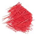 Brock 1000 Pc Bag Red Nylon 4 Cable Zip Ties Self Locking Head UV Heat Resistant Outdoor Indoor for Bundling Tag Hold Wires Cords Crafts