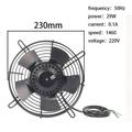 parts 220v 40/60W /75Wshaded pole motor asynchronous for refrigerator freezer fans condenser fan motor replacement shaded pole