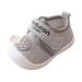 KaLI_store Kids Sneakers Girls Sparkle Glitter Sneakers Low Top Casual Tennis Shoes for Toddler Little Girls Grey