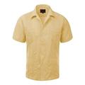 Guayabera Men s Cuban Beach Wedding Short Sleeve Button-Up Casual Dress Shirt