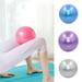 Hesroicy 1 Set Yoga Ball Explosion-proof Leak-proof Strong Bearing Capacity Body Training Gymnastic Fitness Pilates Ball Indoor Workout