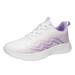 Pimfylm White Platform Sneakers For Women Women s Glitter Shoes Sparkly Lightweight Metallic Sequins Tennis Shoes Purple 8