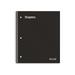 Staples Premium 1-Subject Notebook 8.5 x 11 Graph Ruled 100 Sheets Black 3/Pack ST58322DVS
