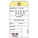 INVENTORY TAGS - Two-Part Carbonless NCR 3-1/8 x 6-1/4 Box of 500 Numbered 4500-4999