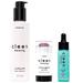 Cleen Beauty Everyday Skincare 3-Piece Set | Rosehip Jelly Face Cleanser Cooling Eggplant Eye Balm & Blue Light Defense Serum Set | Paraben Free | Skincare Products for Face