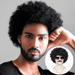 PHOCAS Curly Wigs for Black Men Short Wigs Men 70 s 80 s Disco Funny Cosplay Wefted Wig Caps