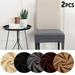 ZTOO Dining Chair Covers (2 Pack) Chair Seat Slipcover / Protector / Shield Office Kitchen Chair Cover Solid Color Seat Protector Durable Anti-Dirt 45*40CM