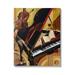 Stupell Industries Musical Instruments Modern Piano Painting Gallery Wrapped Canvas Print Wall Art Design by Paul Brent