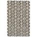 HomeRoots 511840 8 x 11 ft. Black Gray & Taupe Wool Geometric Hand Tufted Handmade Stain Resistant Rectangle Area Rug