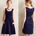 Anthropologie Dresses | Maeve Anthropologie Sleeveless A-Line Dress Size S Textured Scalloped W/Pockets | Color: Blue | Size: S