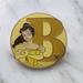 Disney Jewelry | Belle From Beauty And The Beast Disney Pin | Color: Brown/Yellow | Size: Os