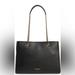 Kate Spade Bags | Kate Spade New York | Large Amelia Pebble Leather Tote | Black | Pre Loved | Color: Black/Gold | Size: Medium