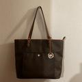 Michael Kors Bags | Michael Kors Jet Set Tote Brown Logo Medium #Fc-1701 | Color: Brown | Size: Medium