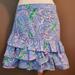 Lilly Pulitzer Skirts | Lilly Pulitzer Ruffle Mini Sz8 | Color: Blue/Pink | Size: 8