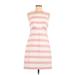 J. Crew Dresses | J. Crew Sleeveless White Pink Stripe Seersucker Sheath Dress Size 12 | Color: Pink/White | Size: 12