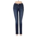 Gap Jeans - Super Low Rise Skinny Leg Denim: Blue Bottoms - Women's Size 25 - Dark Wash