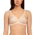 Triumph Womens Doreen + Cotton 01 N Non Wired Full Cup Bra - Beige - Size 36B