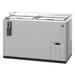 Hoshizaki CC50-S 50 1/2" Forced Air Bottle Cooler - Holds (704) 12 oz Bottles, Lid Locks, 115v, Holds 12-oz. Bottles, Silver