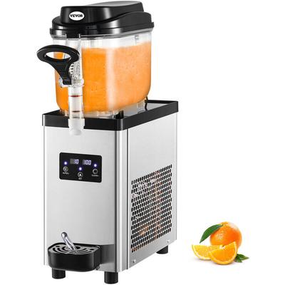 VEVOR Kommerzielle Slushy-Maschine, 6L Tassen Einzelschüssel Slush Ice Maschine, 300W 220V,