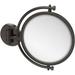 8 Inch Wall Mounted Make-Up Mirror - Oil Rubbed Bronze / 3X