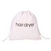 Jygee 2pcs Hair Dryer Sleeve Canvas Storage Package Small Bag Drawstring Travel Candy Jewelry Makeup Pouch