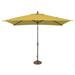 SimplyShade Catalina 6 ft. x 10 ft. Rectangle Solefin Push Button Tilt Umbrella Lemon