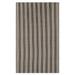 Ticking Stripe Black/Ivory Handwoven Indoor/Outdoor Rug 6 x 9