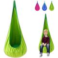 Kids Pod Swing Seat Without Cushions Folding Hanging Hammock Chair Durable Child Hammock Chair Hanging Seat Hammock Nest for Indoor and Outdoor Suspension Seats