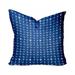 HomeRoots 410193 26 x 4 x 26 in. Blue & White Zippered Gingham Throw Indoor & Outdoor Pillow