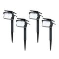 Westinghouse Solar Spotlight Set 10 Lumens of Warm White Light in Black Finish (Set of 4)