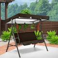 Swing Canopy Cover Rainproof Oxfords Cloth Garden Patio Outdoor Rainproof Swing Canopy Outdoor Dining Set Cover