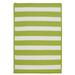 Colonial Mills Stripe It Rug - Green - 5x7