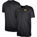 Men's Nike Black Iowa Hawkeyes Sideline Coaches Performance Top