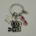 Coach Jewelry | Coach Movie Star Multi Charms Keychain | Color: Silver | Size: Os