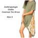 Anthropologie Dresses | Anthropologie Giulia Contrast Tee Dress | Anthropologie Dress | Olive Green | S | Color: Green/Orange | Size: S
