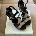 Jessica Simpson Shoes | Jessica Simpson Black And Silver Platform Heel | Color: Black/Silver | Size: 8.5