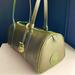 Dooney & Bourke Bags | Dooney And Bourke Awl Leather Green Barrel Papillon Bag Purse | Color: Green | Size: 12inx 5.5in