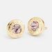Coach Jewelry | Coach - Open Circle Stone Stud Earrings In Gold | Color: Gold | Size: Os