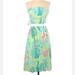 Lilly Pulitzer Dresses | Lilly Pulitzer Peacock Dress B4 | Color: Green/Pink | Size: 4