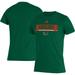 Men's adidas Green Miami Hurricanes Wordmark Tri-Blend T-Shirt