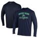 Men's Under Armour Navy Notre Dame Fighting Irish Alumni Performance Long Sleeve T-Shirt