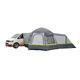 OLPRO Outdoor Leisure Products Hive Breeze Awning - 3.3m x 3.3m six sided Inflatable Campervan Awning complete with 2m x 2m 2 berth attached sleeping pod