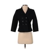 Ann Taylor LOFT Blazer Jacket: Black Jackets & Outerwear - Women's Size 4 Petite
