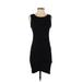 Leith Casual Dress - Mini: Black Solid Dresses - Women's Size Small