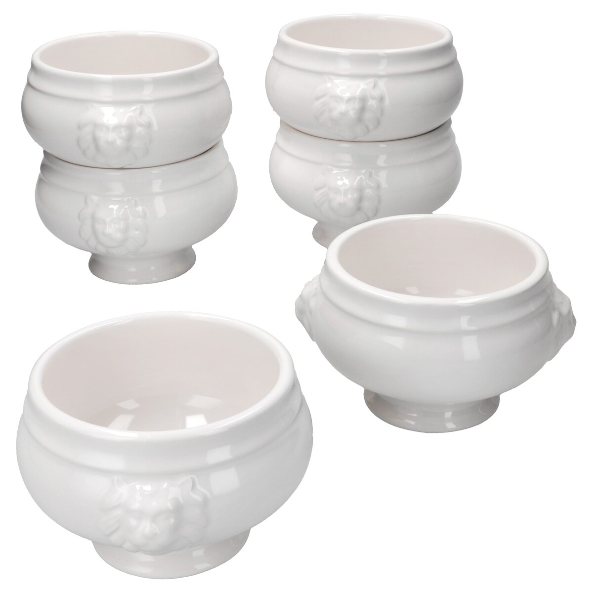 MamboCat 6er Set Löwenkopfterrine Leo 0,45L Image