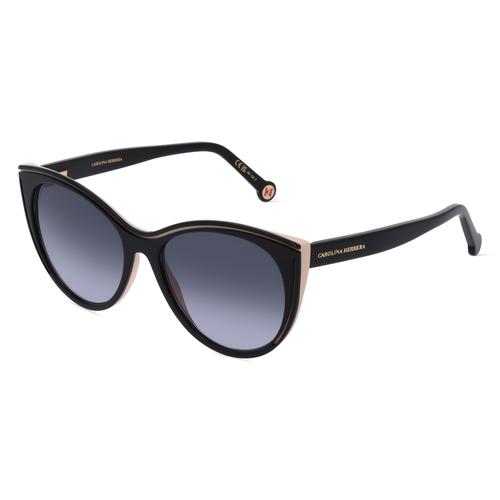 Carolina Herrera 0142/S Damen-Sonnenbrille Vollrand Butterfly Acetat-Gestell, schwarz