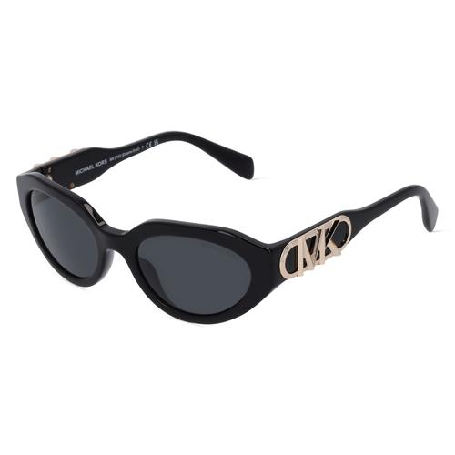Michael Kors MK2192 Damen-Sonnenbrille Vollrand Oval Acetat-Gestell, schwarz