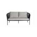 Paia Outdoor 2 Seater Sofa Dark Gray